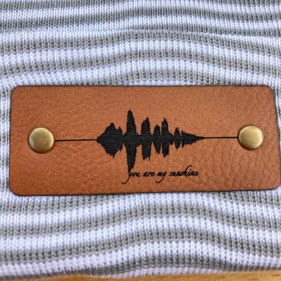 You Are My Sunshine Soundwave Newborn Baby Beanie - Gray - Not Custom - Picture 2 of 9